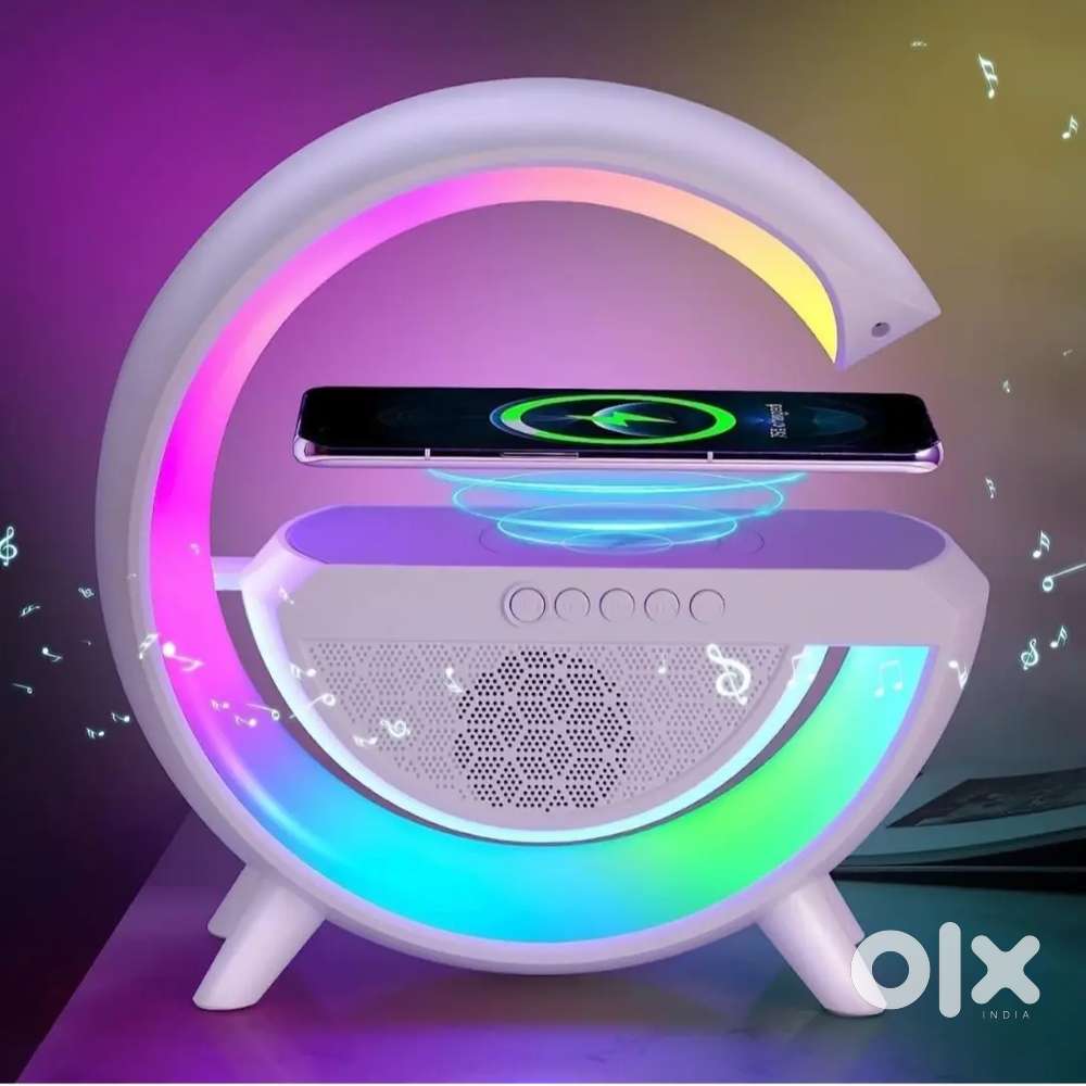 RGB Bluetooth Speaker with Wireless Charger & Lamp