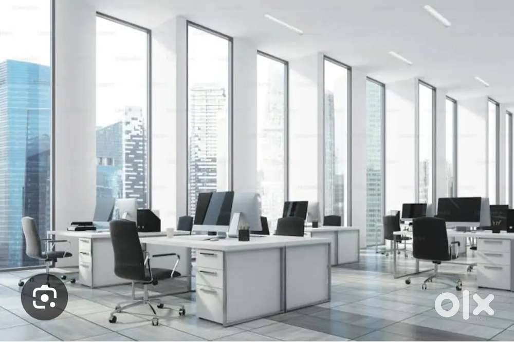 Brand new office rent sector 8 prime location road touch fully furnish