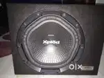 Sony xplod 1800 watt subwoofer with 4 channel 7200 amplifier