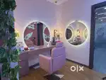 Fully furnished functional Salon setup available