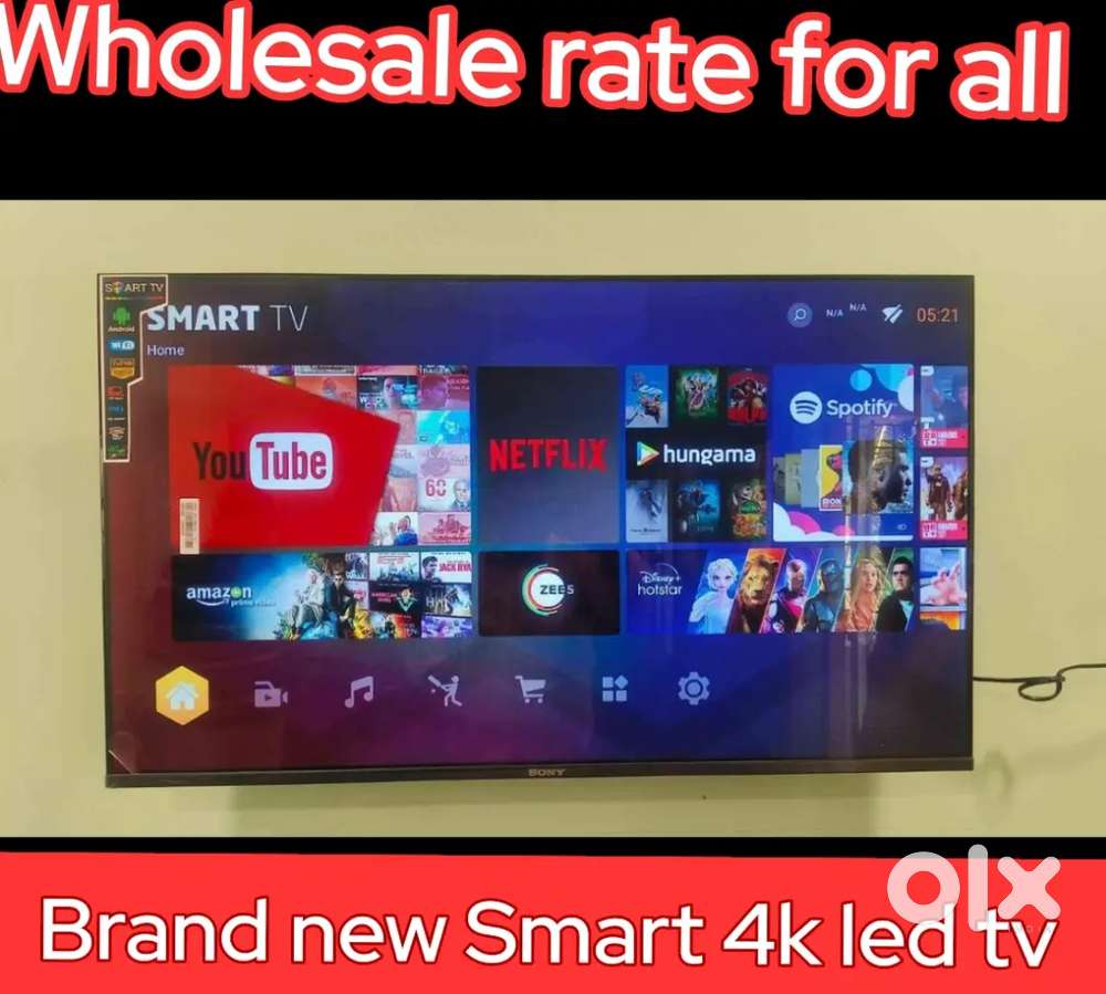 FAST MOVING ANDROID 4k SONY SMART BRAND new LED TV LOWEST COST
