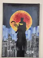 Painting of batman