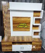 HAMZA FURNITURE NEW LOOK PARTICLE WOOD TV UNIT BAJAJ FINANCE AVAILABLE