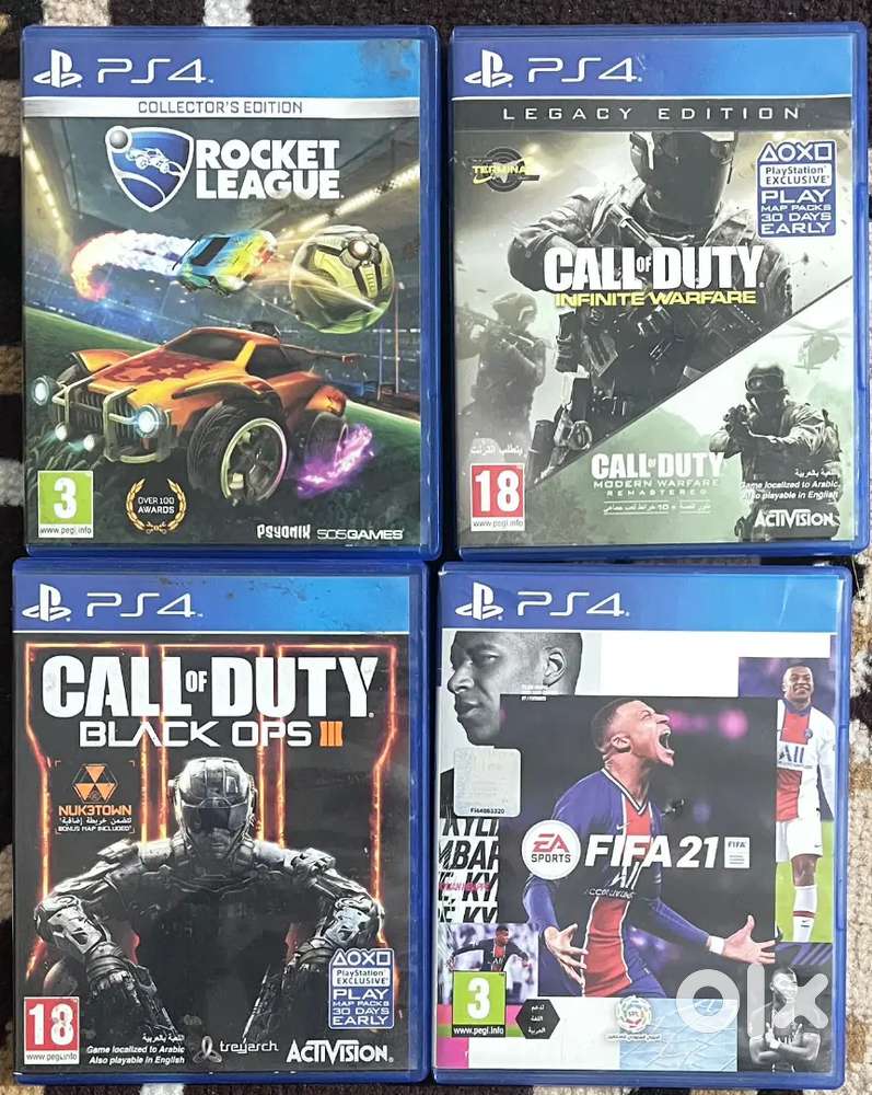 Ps4 Games @2200/-