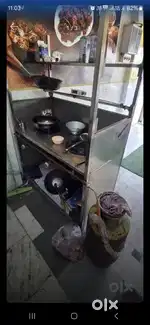 Ss double burner stall