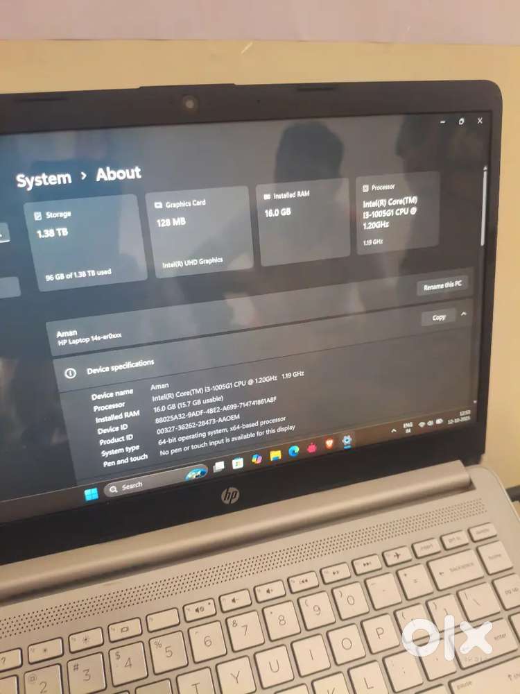 HP Laptop 14s [ZERO SCRATCHES AND MARKS]