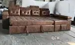 LONGER SOFA COME BED AVAILABLE AT ZAM ZAM FURNITURE