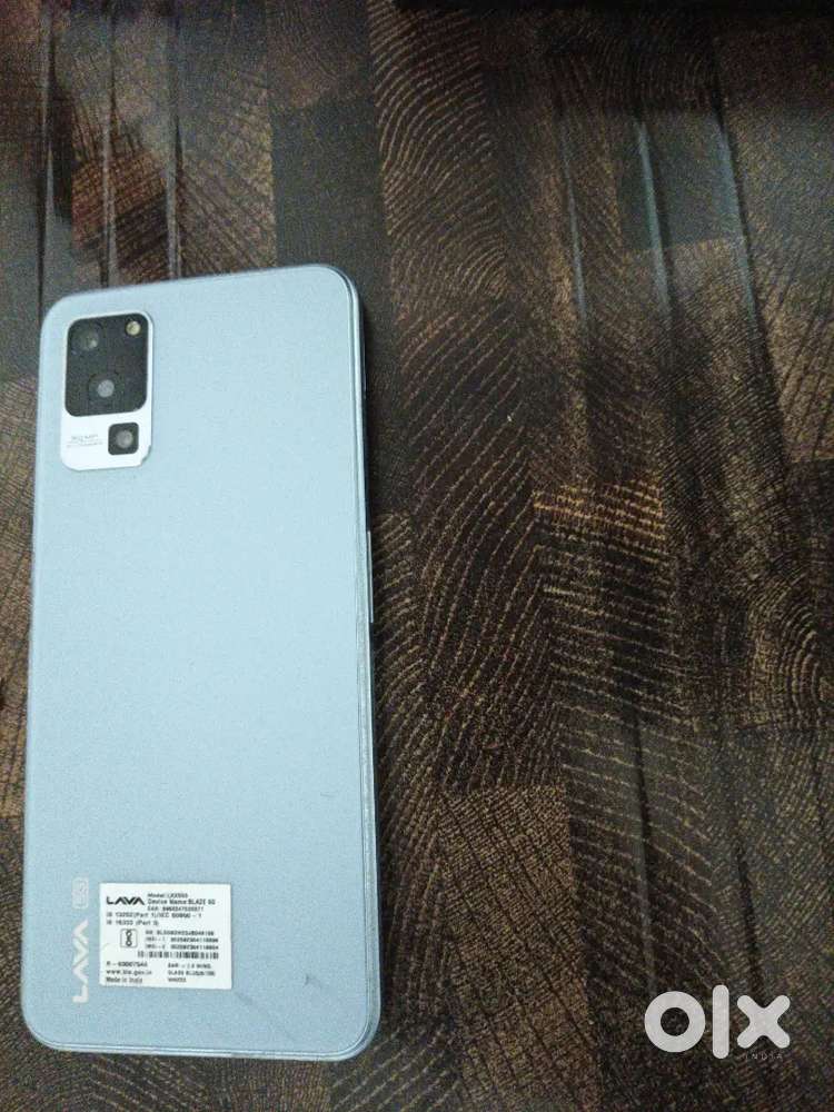 Lava Blaze 5g 6gb ram ,128 gb storage with original box