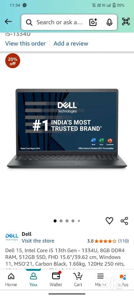 Wana sell my rectanly buyed laptop