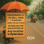 Umbrella road side marketing