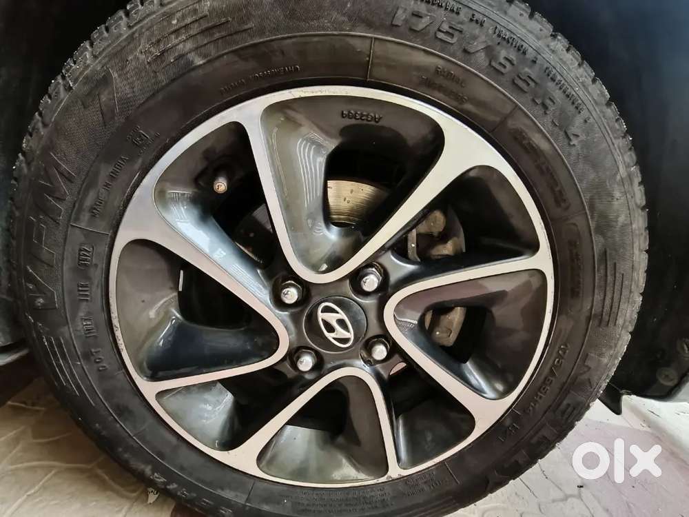 Hyundai Grand i10 mag wheel diamond cut