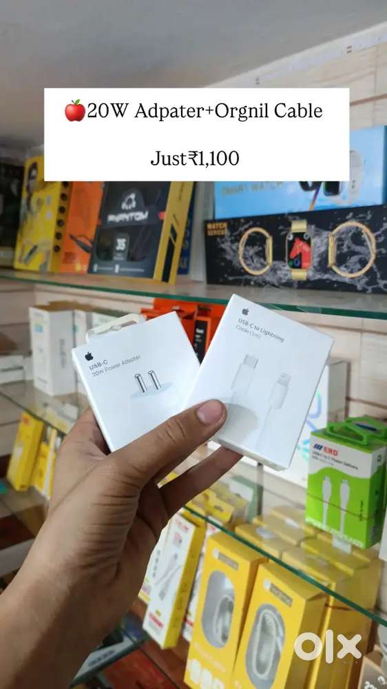 Apple 20W Orginal adapter+Orgnil cable