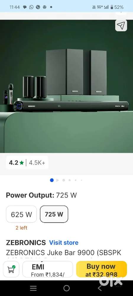 Sound bar zebronic 9900