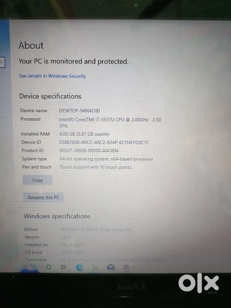 Urgent Sell Dell Laptop Touch Screen Core i7
