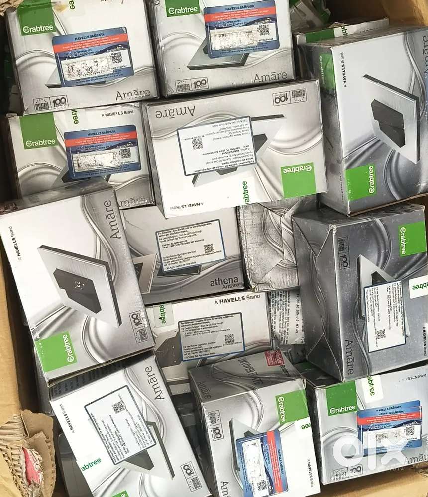 Havells Crabtree Switches & Plates  All Brand New  35%OFF Unopened BOX