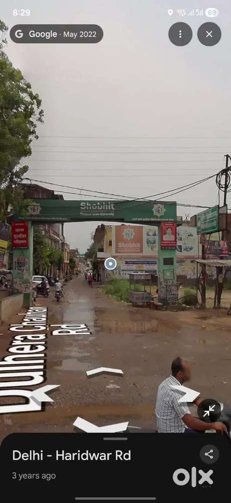 Plot near modi puram metro and sobhit university