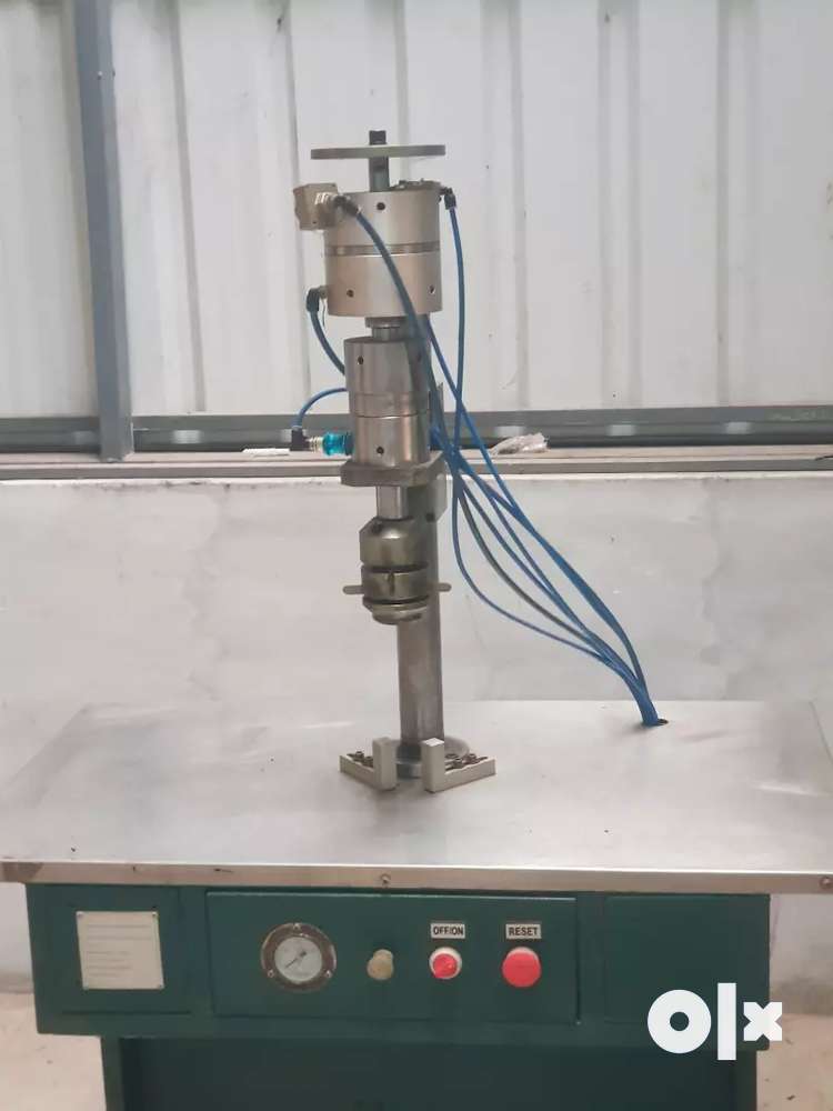 Gas filling machine& Aerosol bottle crimping machine