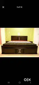 Brand new queen size bed with mattress in wholesale price cod availabl