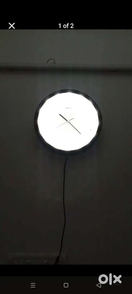 Ajanta  Running led 15inch wall clock