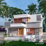 Affordable Villa in Kannadi - 3BHK