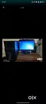 Computer intel dual core 19 monitor 4gb ram 500gb hdd with all items