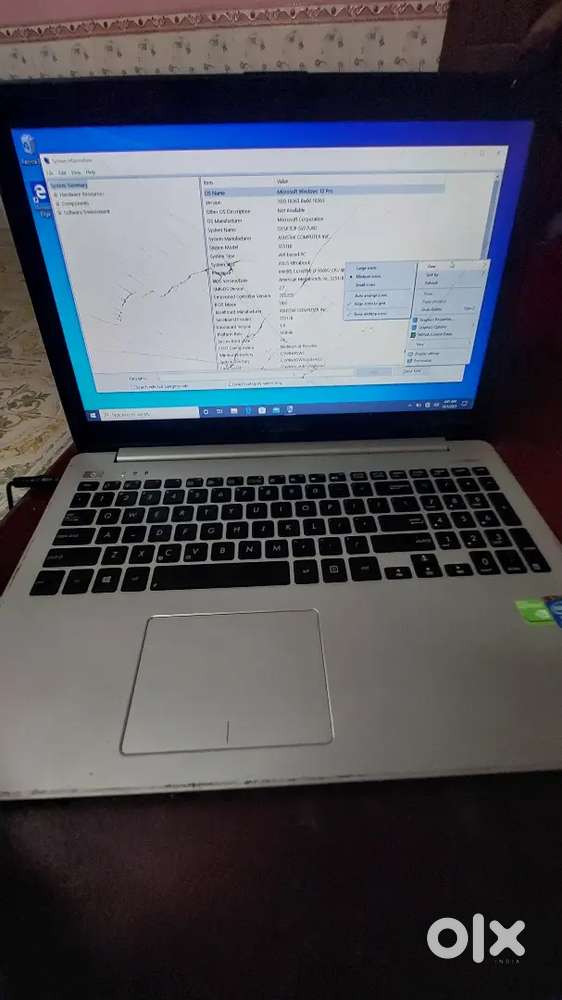 Asus ultra book laptop