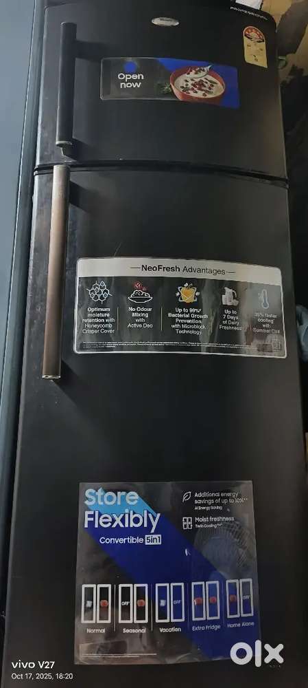 Whirlpool refrigerator double door
