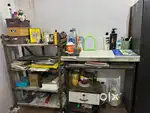 Computer table , 4 layer rack table