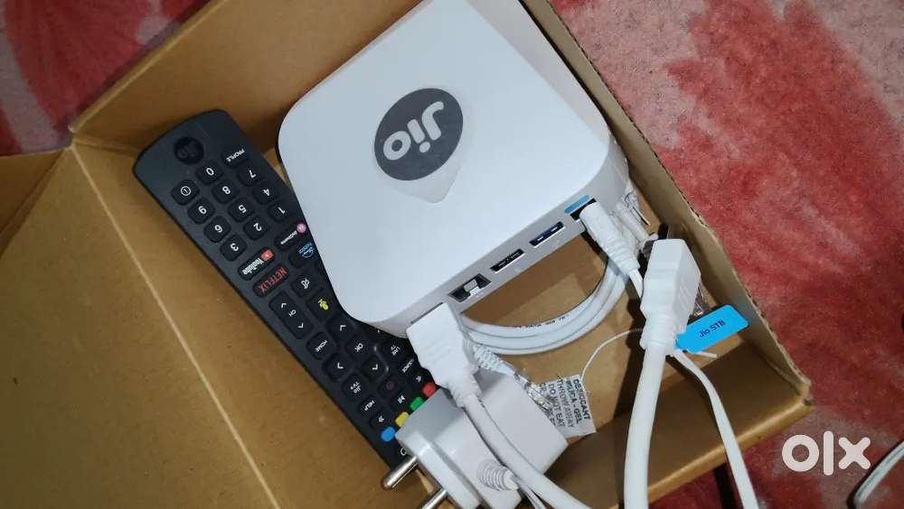 Jio set up box brand new
