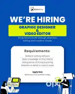 Graphic Designer & Video Editor