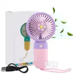 Mini portable hand fan built in rechargeable battery
