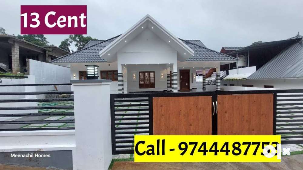 13 Cent , New Villa For Sale , Pala - Thodupuzha Road