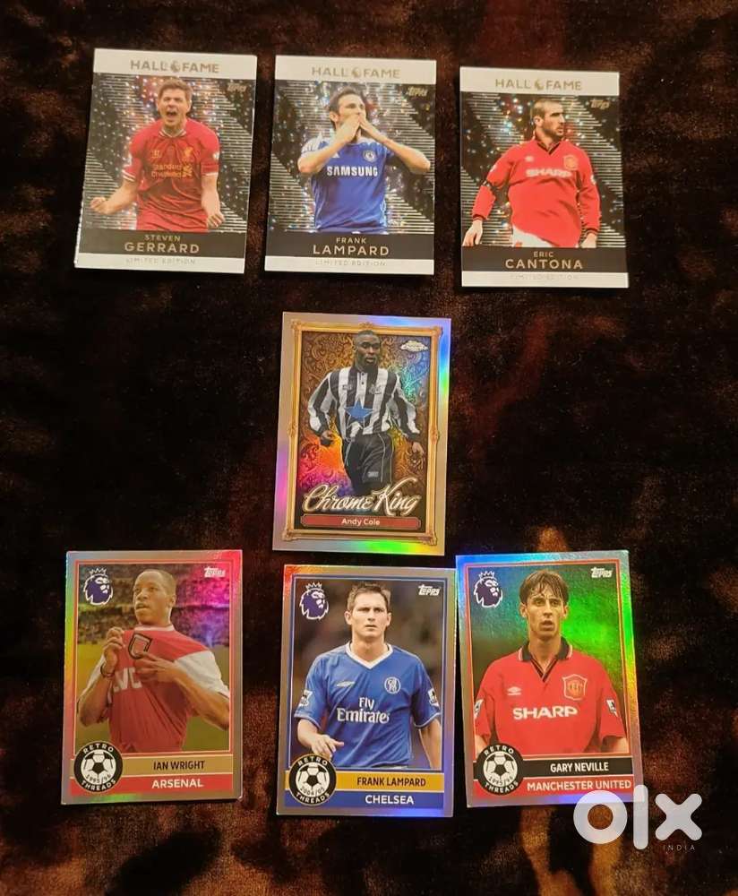 TOPPS Premier league football cards