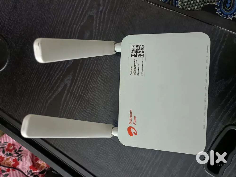 Airtel Xstream Fiber WiFi Router (ONT Modem) Perfect Working Condition