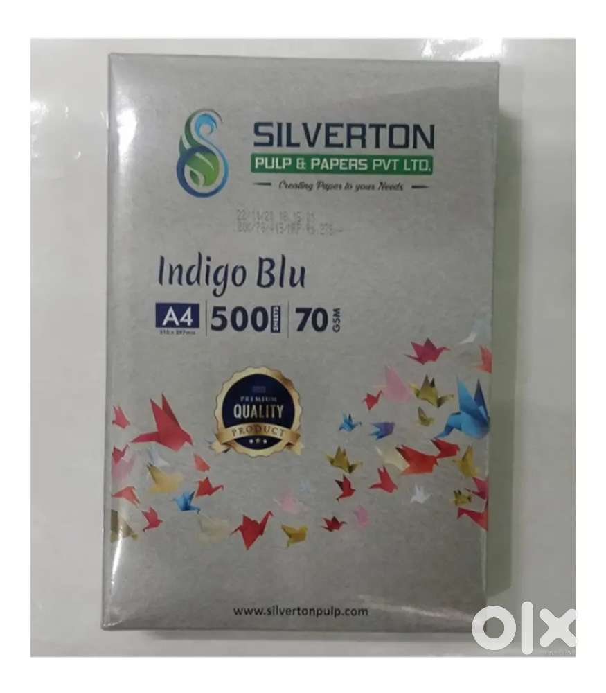 Silverton Indigo Blue 70 GSM A4 Copier Paper 500 sheets A4 size