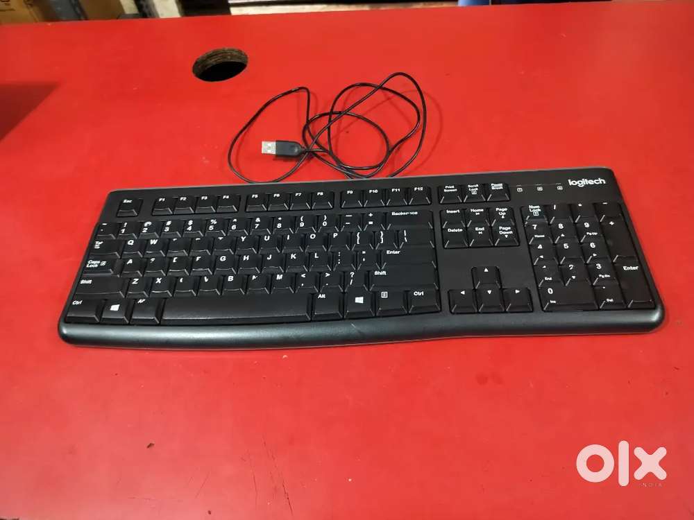 Logitech usb keyboard perfect working and new looking condition