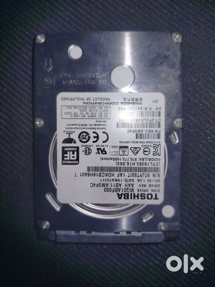 Toshiba 500gb hdd