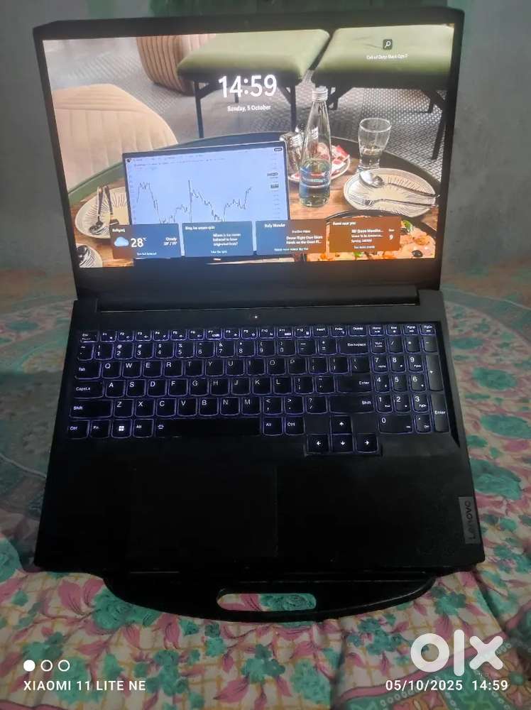 Lenove idiapad gaming 3 RTX 1650 Processor i5 13gen storeg 512 GB 8GB