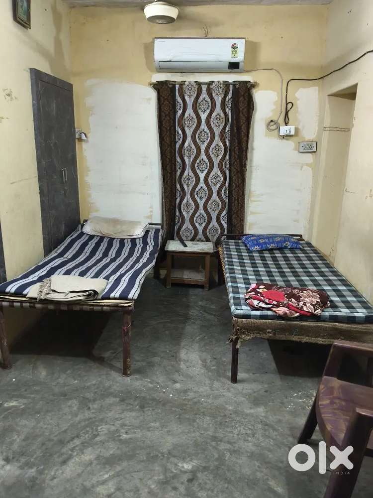 Fully furnished room with AC with fridge big bathroom