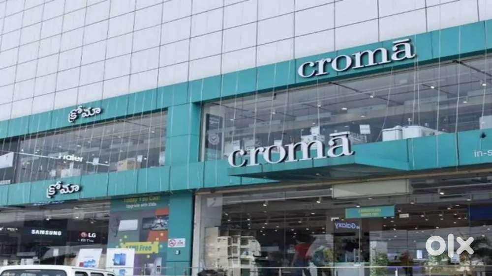 VACANCY AVAILABLE IN CROMA STORE APPLY NOW ..