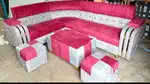 6seater L shape sofa