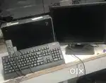 Computer with keyboard mouse LCD