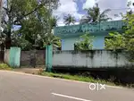 Frontage of house  PWD road situated in 6.5 cent with four sided wall