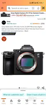 Sony a7iii for sale 95000