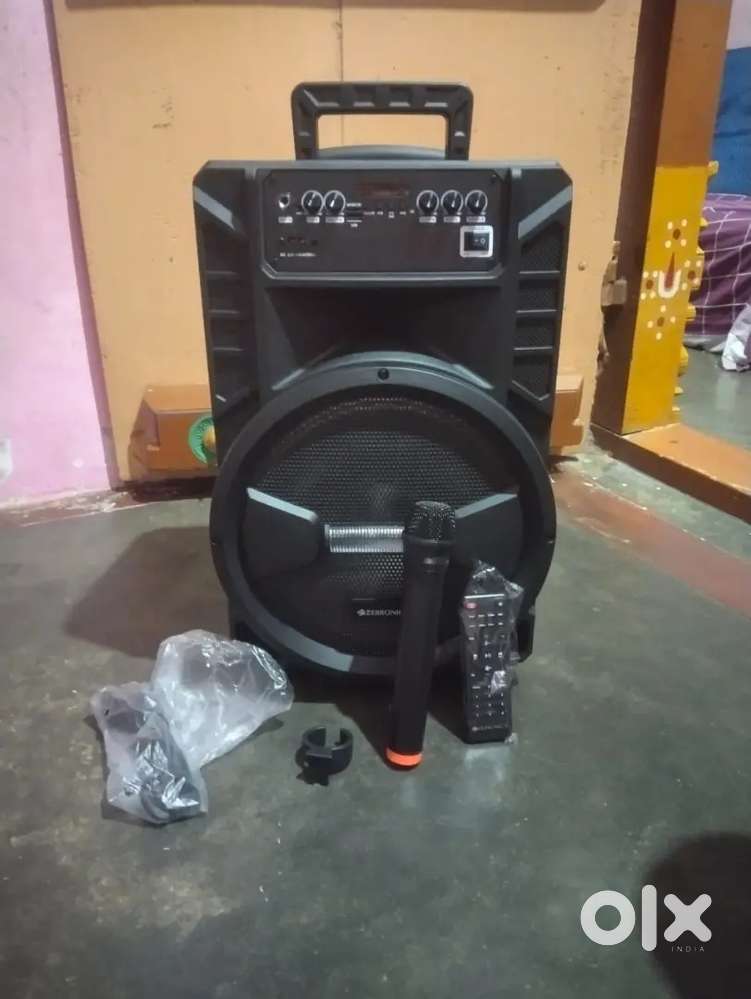 Zebronics Octane 100 Trolley Speaker with 48W RMS Output, Blu