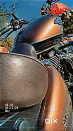 Royal Enfield meteor 350 brown color top model