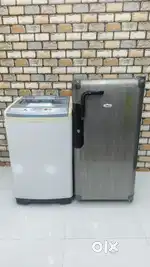 13500 combo of Whirlpool fridge and samsung top load automatic