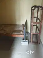 Tile floored Single room with attached toilet