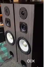 12 inch woofer with 2 Tower speakers and Amp