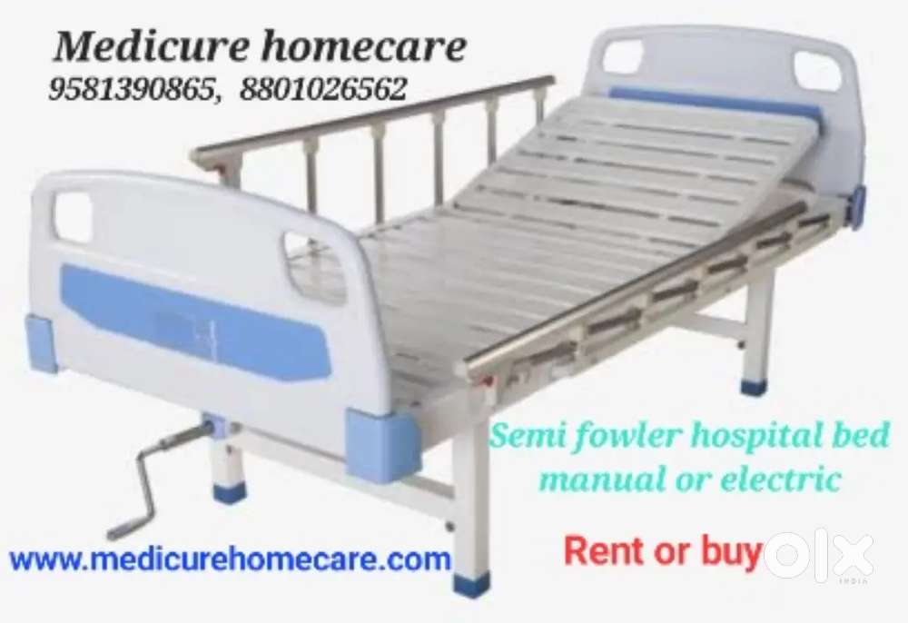 Semi fowler hospital bed rent or buy patient medical surgical electric